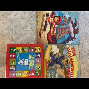 - Lot of Peanuts & Ninja children’s books